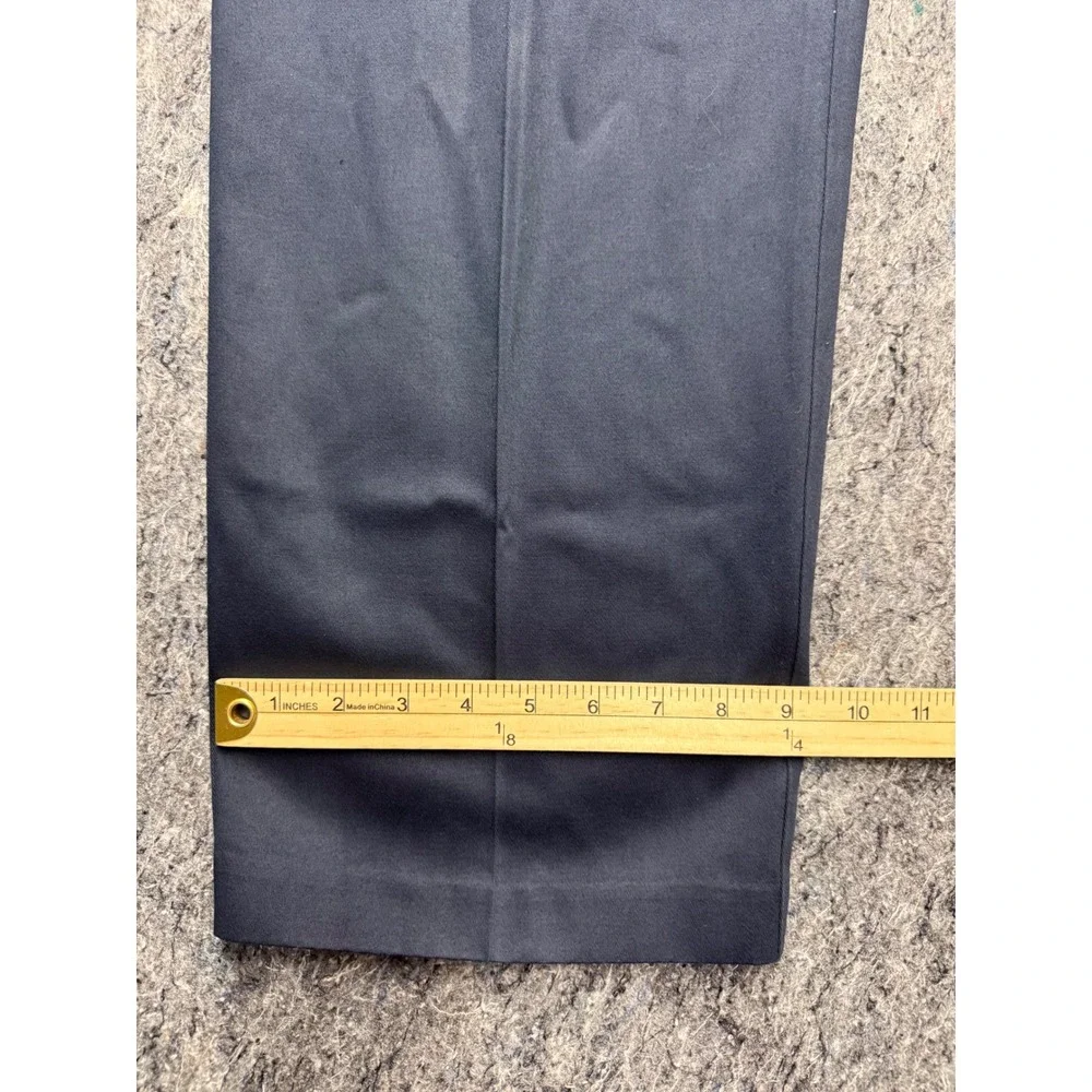 Dockers Essential Khaki Straight Fit D2 Black Pants Mens 38x29 100% Cotton
